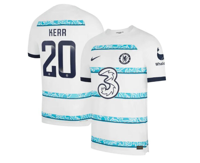 Youth 2022-23 Chelsea Sam Kerr Away White Authentic Jersey