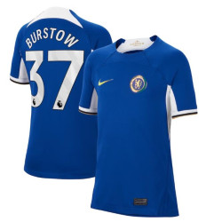 Youth 2023-24 Chelsea Burstow 37 Home Blue Authentic Jersey