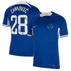 Youth 2023-24 Chelsea Cankovic 28 Home Blue Authentic Jersey