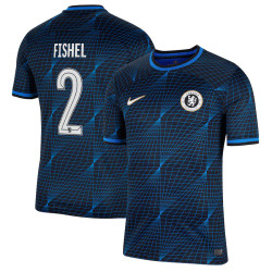 Youth 2023-24 Chelsea Fishel 2 Away Navy Authentic Jersey
