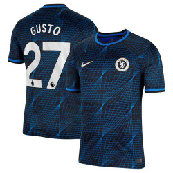 Youth 2023-24 Chelsea Gusto 27 Away Navy Authentic Jersey
