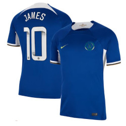 2023-24 Chelsea James 10 Home Blue Replica Jersey