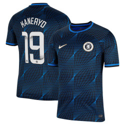 2023-24 Chelsea Kaneryd 19 Away Navy Authentic Jersey