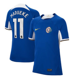 Youth 2023-24 Chelsea Madueke 11 Home Blue Authentic Jersey