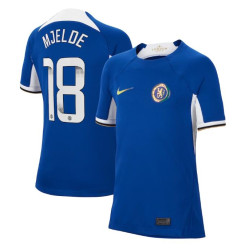 Youth 2023-24 Chelsea Mjelde 18 Home Blue Authentic Jersey