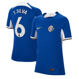 2023-24 Chelsea T. Silva 6 Home Blue Replica Jersey
